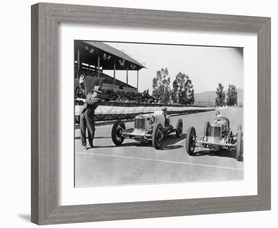 Start Your Engines-null-Framed Photo