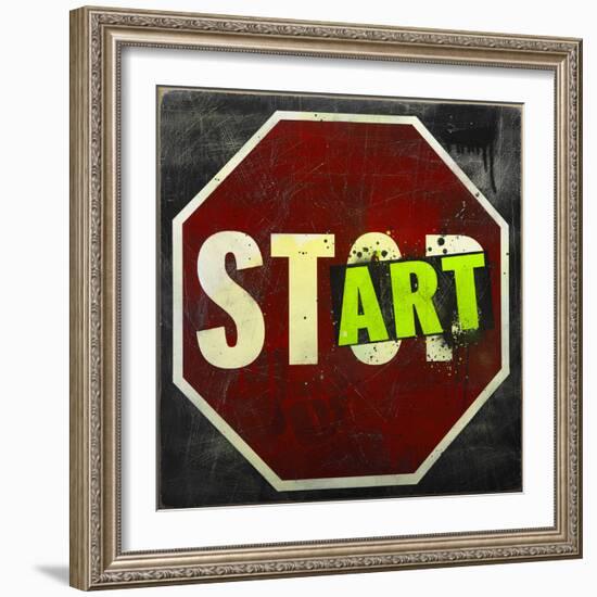 Start-Daniel Bombardier-Framed Giclee Print