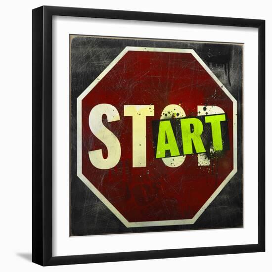 Start-Daniel Bombardier-Framed Giclee Print