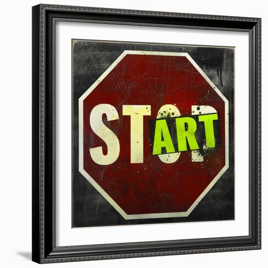 Start-Daniel Bombardier-Framed Giclee Print