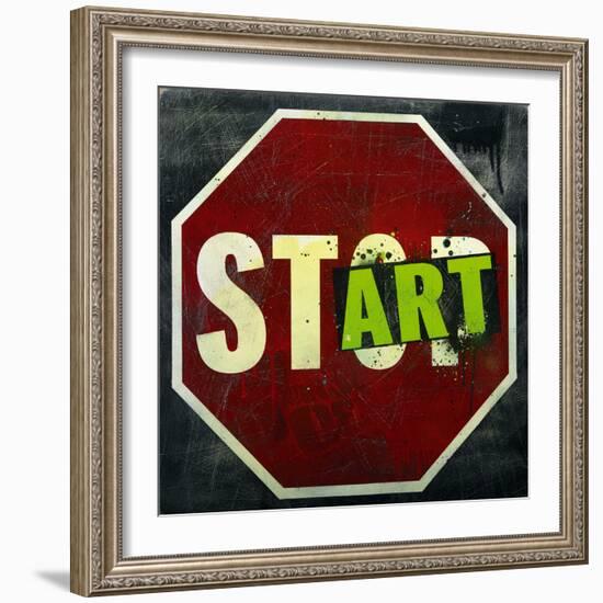 Start-Daniel Bombardier-Framed Art Print