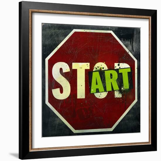 Start-Daniel Bombardier-Framed Art Print