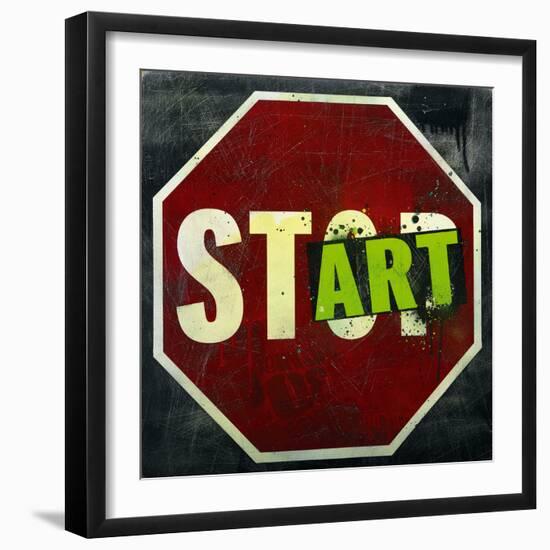 Start-Daniel Bombardier-Framed Art Print