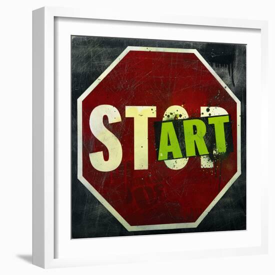 Start-Daniel Bombardier-Framed Art Print