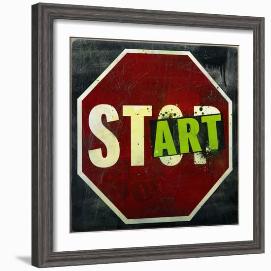 Start-Daniel Bombardier-Framed Giclee Print