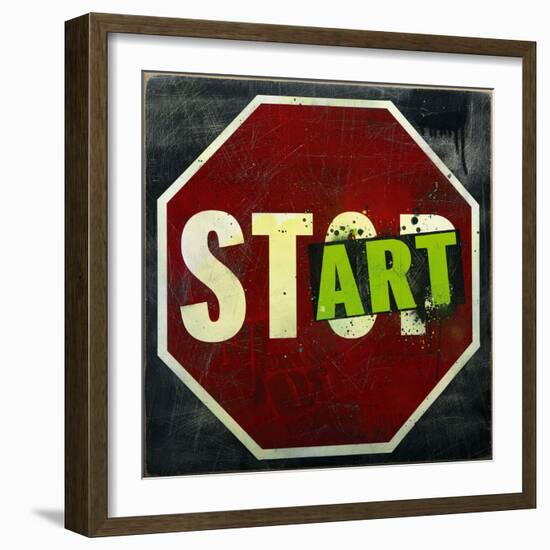 Start-Daniel Bombardier-Framed Giclee Print