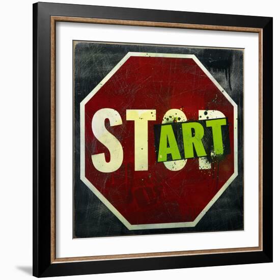 Start-Daniel Bombardier-Framed Giclee Print