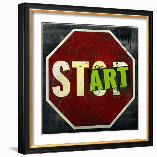 Start-Daniel Bombardier-Framed Giclee Print