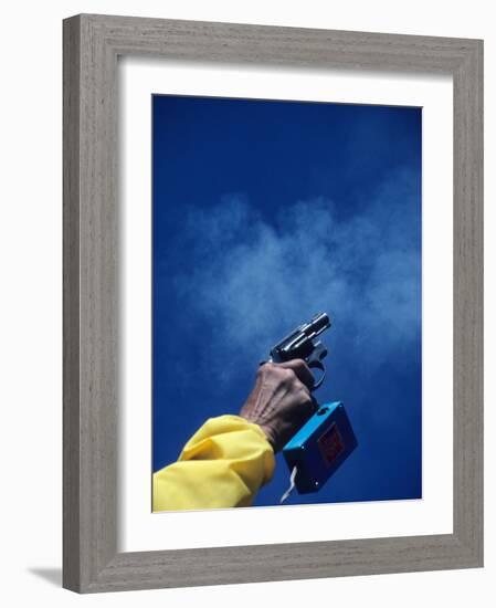 Starter's Pistol-Paul Sutton-Framed Photographic Print