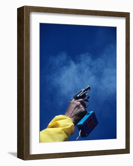 Starter's Pistol-Paul Sutton-Framed Photographic Print