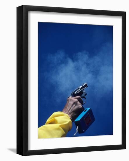Starter's Pistol-Paul Sutton-Framed Photographic Print