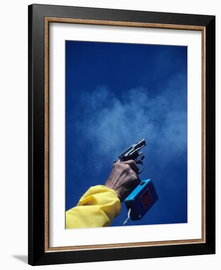 Starter's Pistol-Paul Sutton-Framed Photographic Print