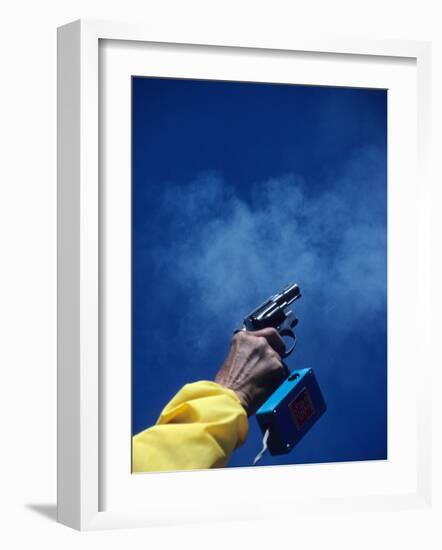 Starter's Pistol-Paul Sutton-Framed Photographic Print