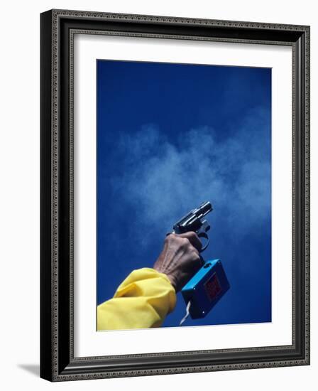 Starter's Pistol-Paul Sutton-Framed Photographic Print