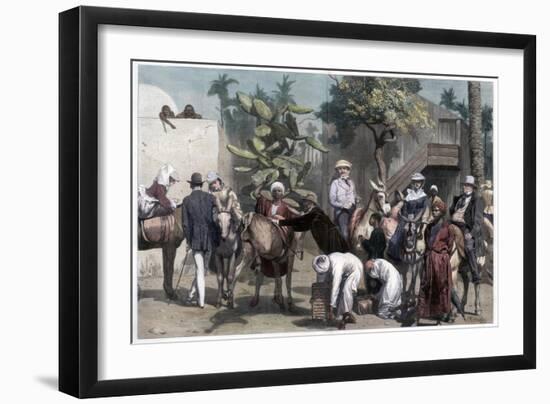 Starting for the Pyramids, 1874-Bromley-Framed Giclee Print