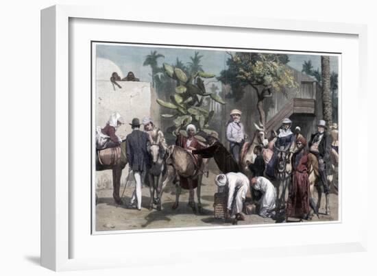 Starting for the Pyramids, 1874-Bromley-Framed Giclee Print