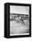 Starting Line of a Penny-Farthing Bicycle Race-George Barker-Framed Premier Image Canvas