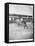 Starting Line of a Penny-Farthing Bicycle Race-George Barker-Framed Premier Image Canvas