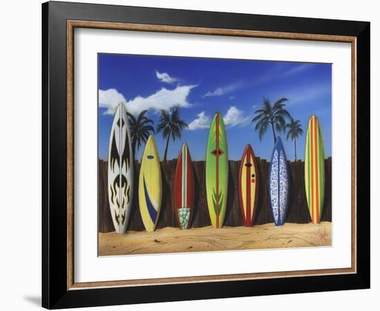 Starting Line Up-Scott Westmoreland-Framed Art Print