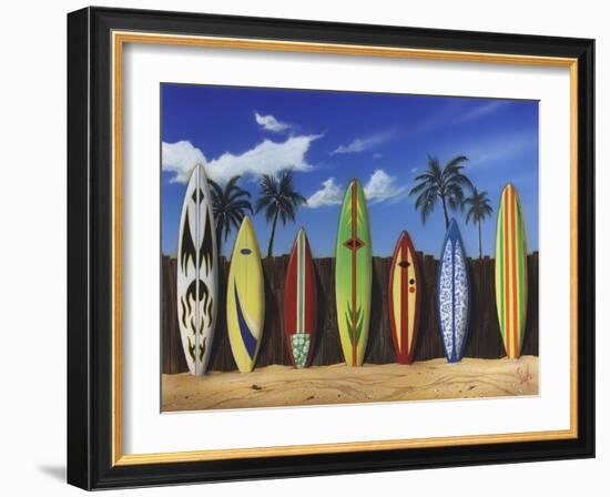 Starting Line Up-Scott Westmoreland-Framed Art Print