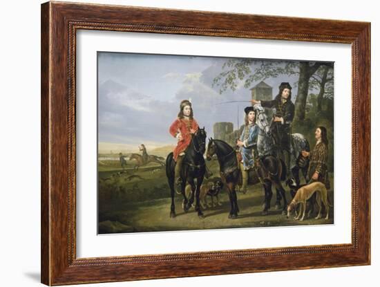 Starting the Hunt-Aelbert Cuyp-Framed Art Print