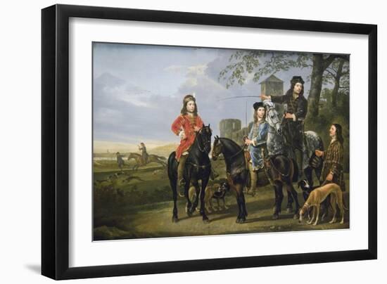 Starting the Hunt-Aelbert Cuyp-Framed Art Print