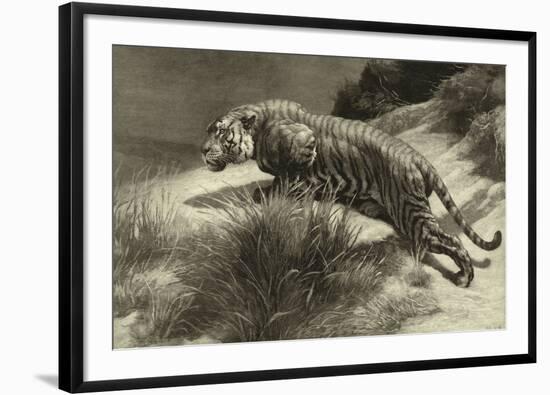 Startled-Herbert Dicksee-Framed Giclee Print