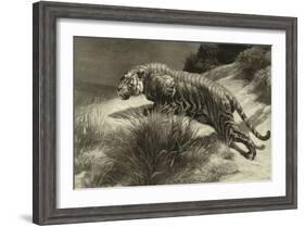 Startled-Herbert Dicksee-Framed Art Print