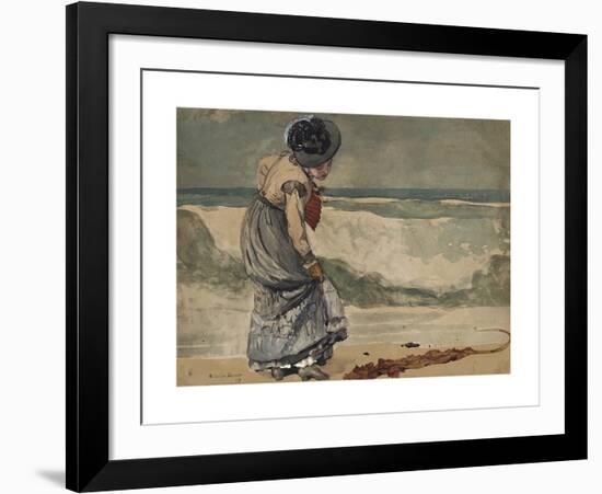 Startled-Winslow Homer-Framed Premium Giclee Print