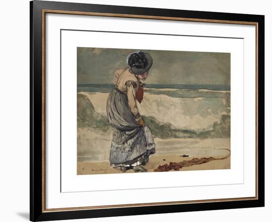 Startled-Winslow Homer-Framed Premium Giclee Print