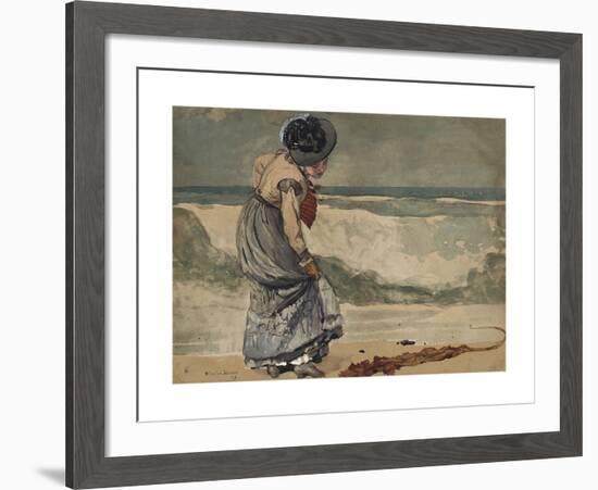 Startled-Winslow Homer-Framed Premium Giclee Print