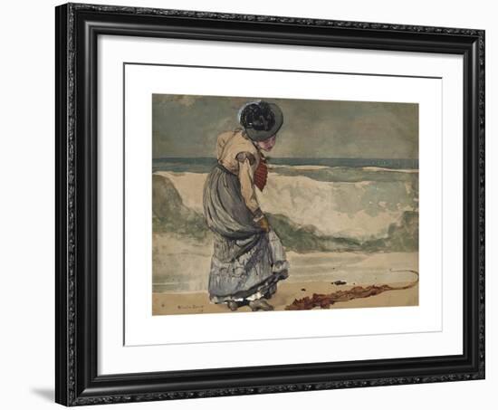 Startled-Winslow Homer-Framed Premium Giclee Print