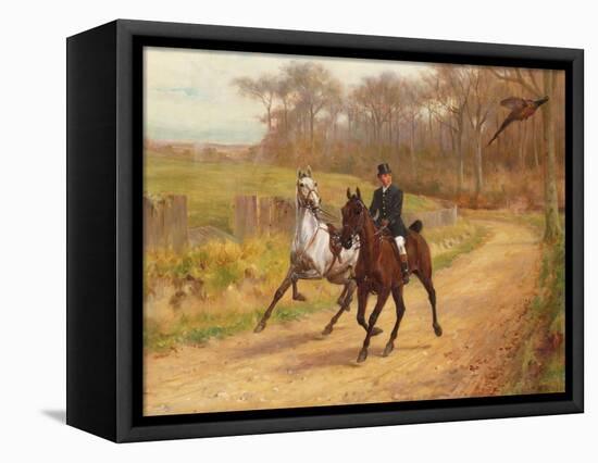 Startled-Thomas Blinks-Framed Premier Image Canvas