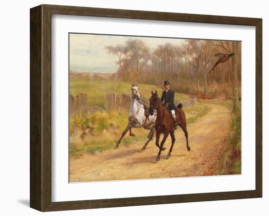 Startled-Thomas Blinks-Framed Giclee Print