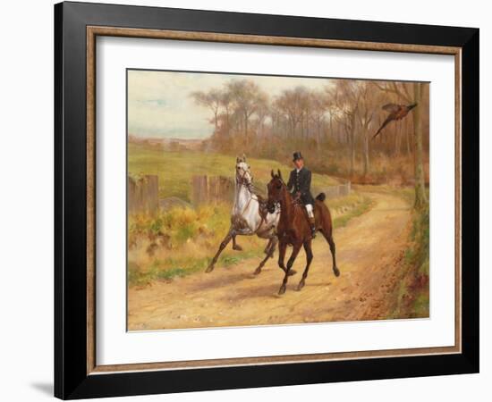 Startled-Thomas Blinks-Framed Giclee Print