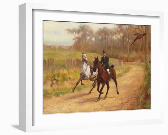 Startled-Thomas Blinks-Framed Giclee Print