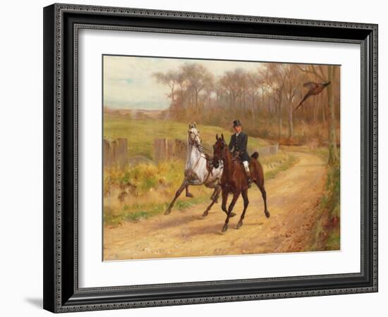 Startled-Thomas Blinks-Framed Giclee Print