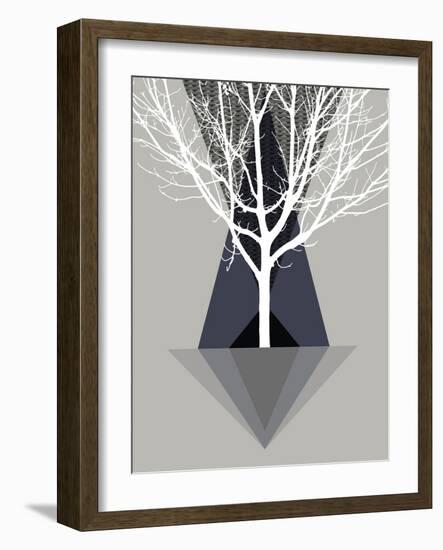 Startree Blue-null-Framed Art Print