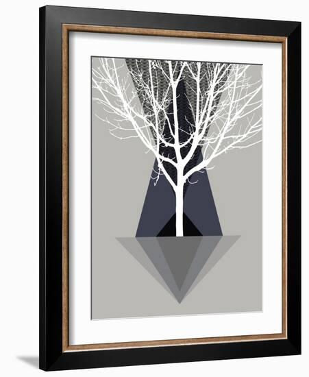 Startree Blue-null-Framed Art Print