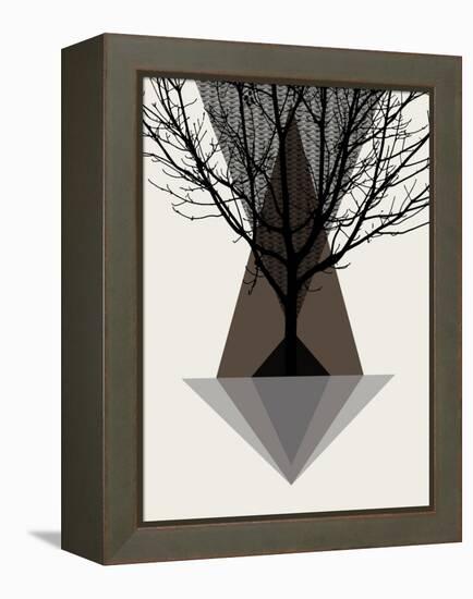 Startree Brown-null-Framed Stretched Canvas