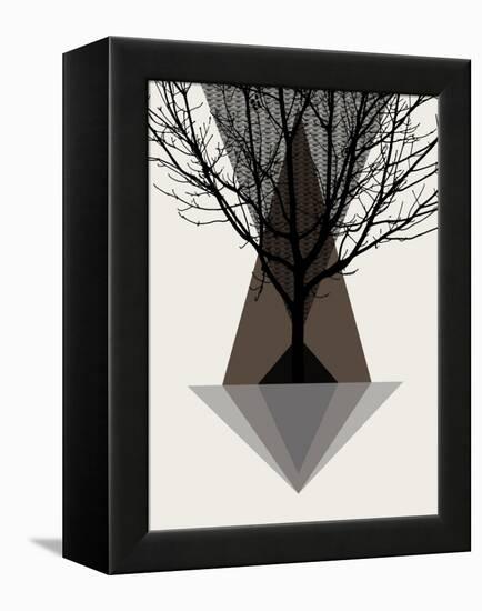 Startree Brown-null-Framed Stretched Canvas