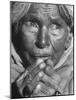 Starving Middle Aged Indian Woma, a Result of Famine over the Last 2 Years Due to a Drought-Margaret Bourke-White-Mounted Photographic Print