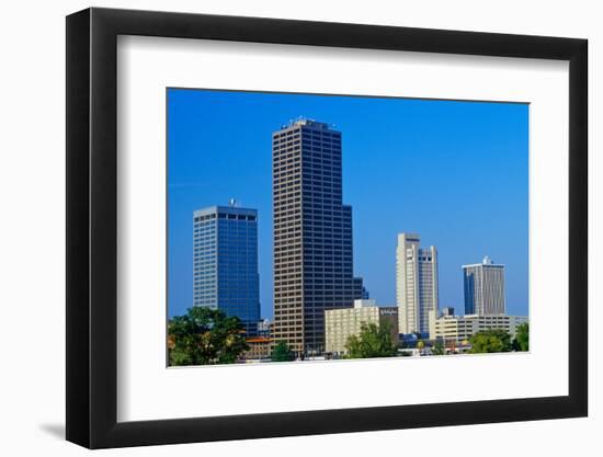 State capital and skyline in Little Rock, Arkansas-null-Framed Photographic Print