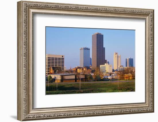 State capital and skyline in Little Rock, Arkansas-null-Framed Photographic Print