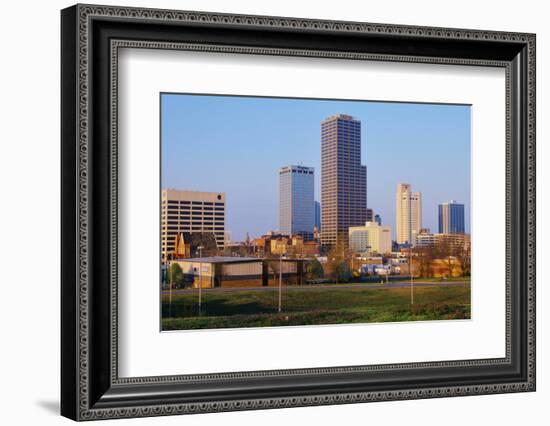 State capital and skyline in Little Rock, Arkansas-null-Framed Photographic Print