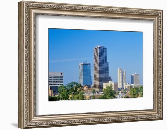 State capital and skyline in Little Rock, Arkansas-null-Framed Photographic Print