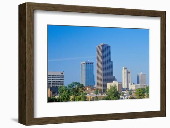 State capital and skyline in Little Rock, Arkansas-null-Framed Photographic Print