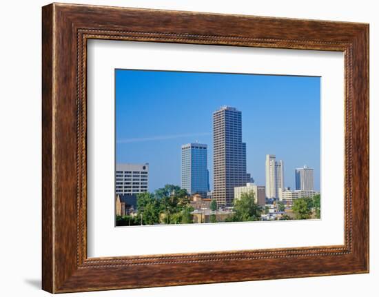 State capital and skyline in Little Rock, Arkansas-null-Framed Photographic Print