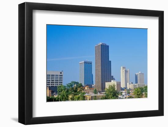 State capital and skyline in Little Rock, Arkansas-null-Framed Photographic Print