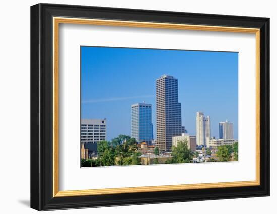 State capital and skyline in Little Rock, Arkansas-null-Framed Photographic Print